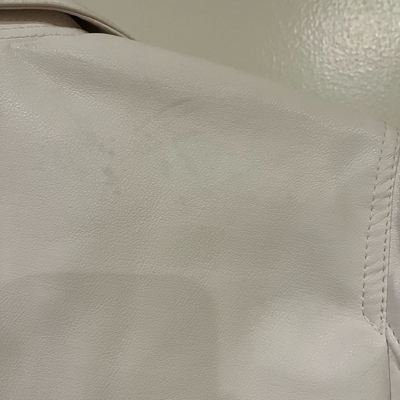 White Leather Jacket - Blank NYC - Picture 5 of 6